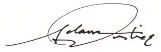 Adam Justice's Signature